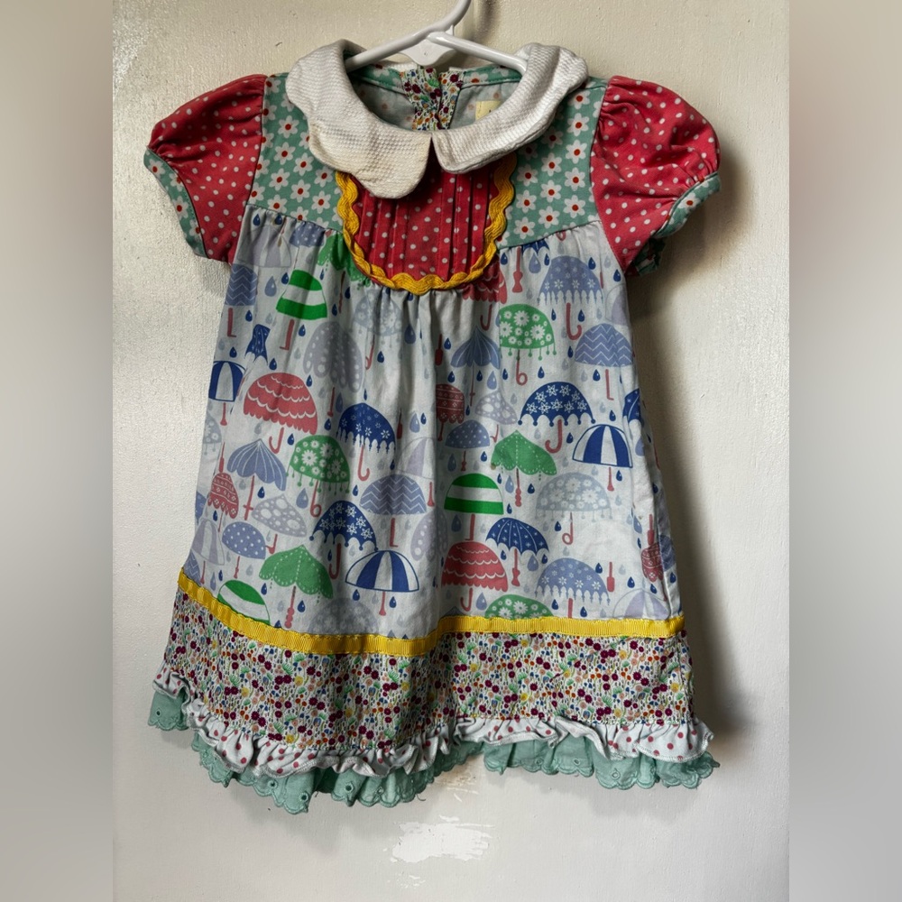 Matilda Jane Colorful Umbrella Print Dress
